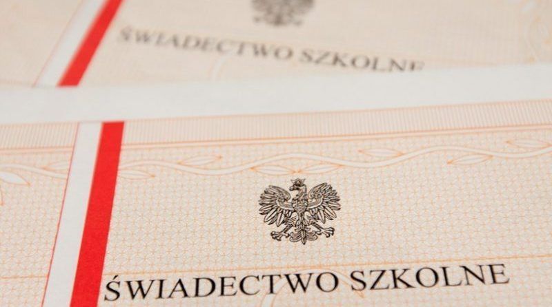 swiadectwo e